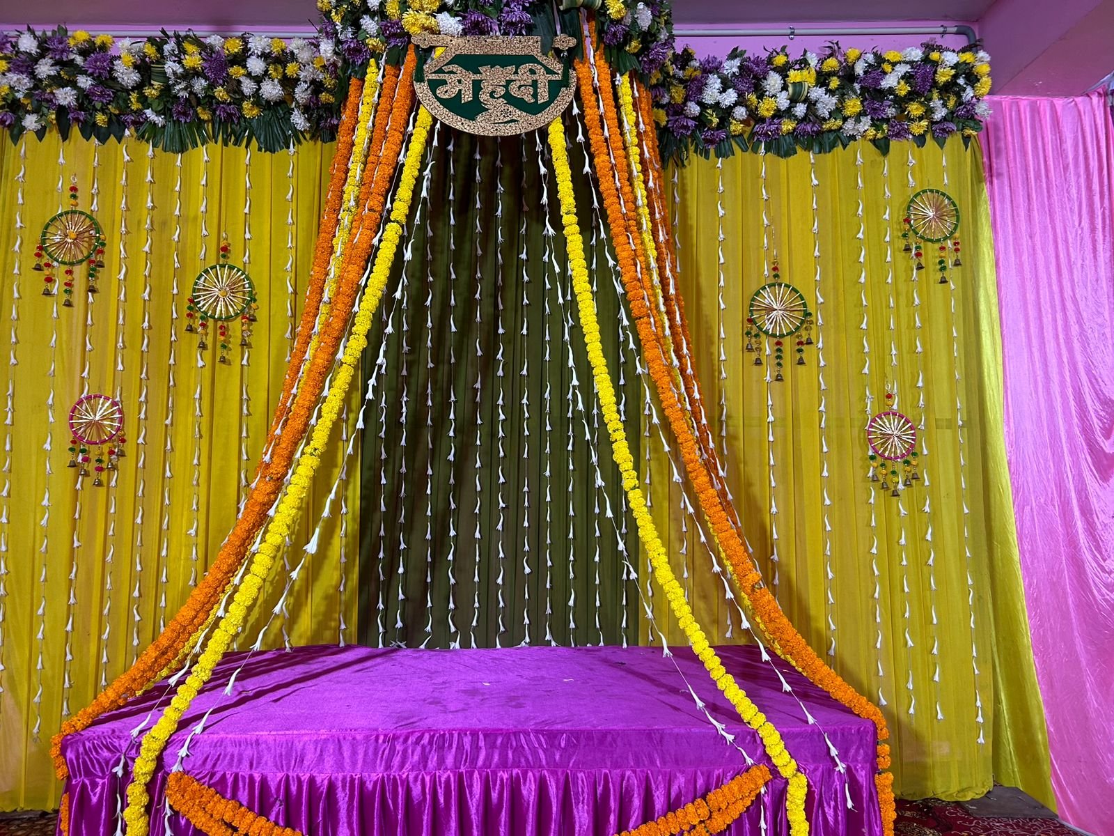 Mehndi Backdrop Décor